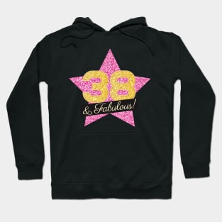 38th Birthday Gifts Women Fabulous - Pink Gold Hoodie